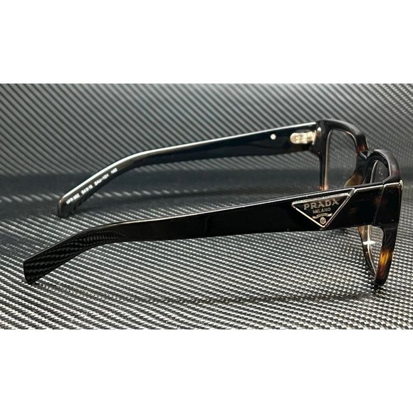 Prada Brown Havana Men's 54mm Eyeglasses - Picture 4 of 5